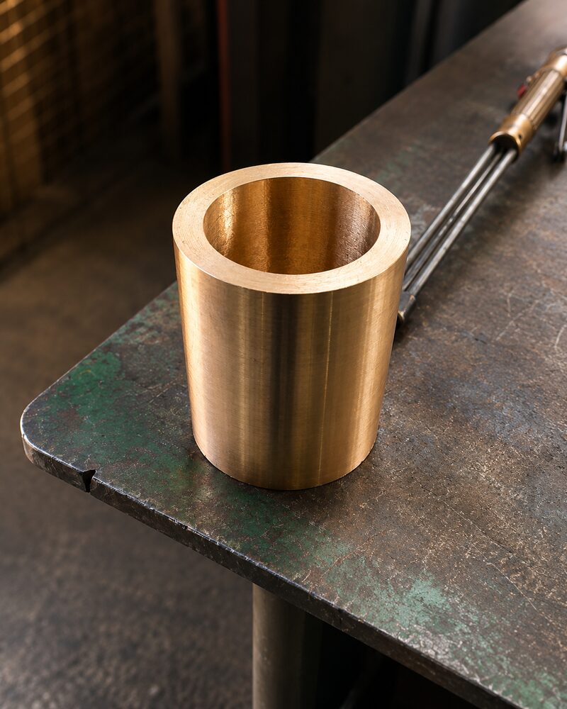 Machined bronze bushing